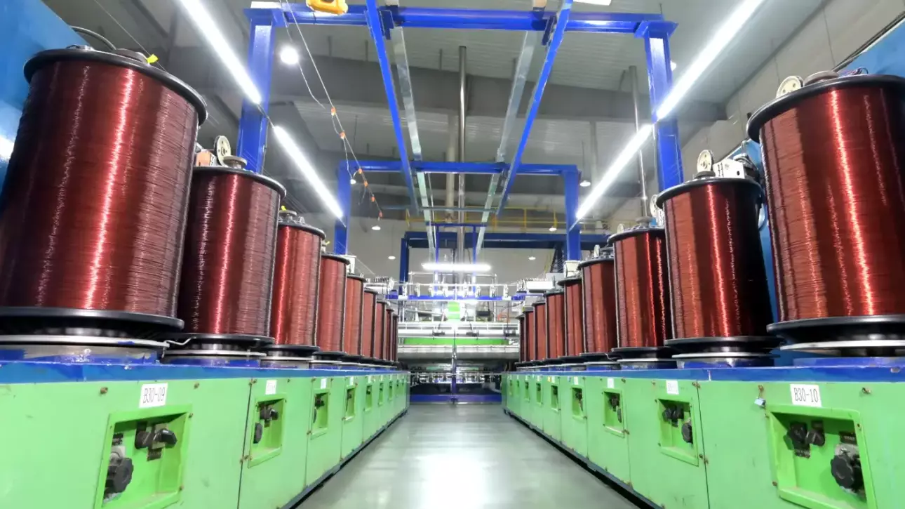 Jingda Copper Clad Aluminum Enamelled Wire Production