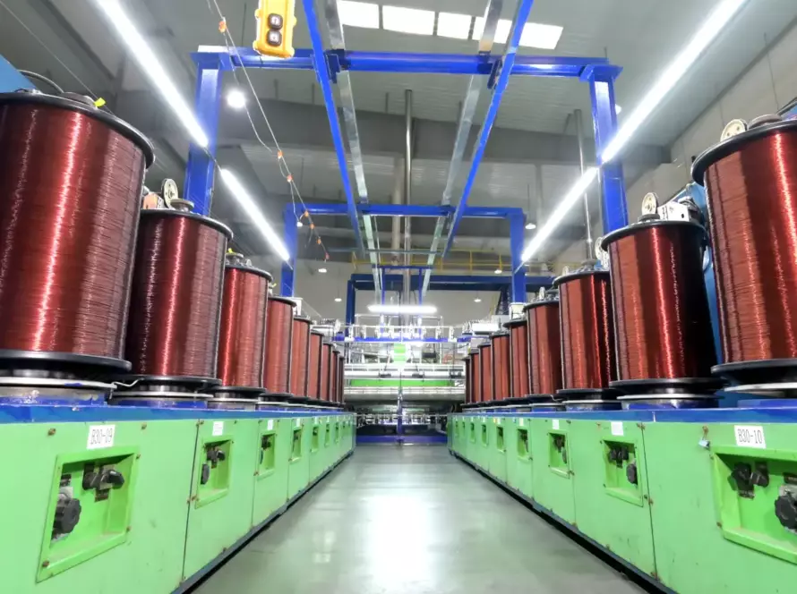 Jingda Copper Clad Aluminum Enamelled Wire Production