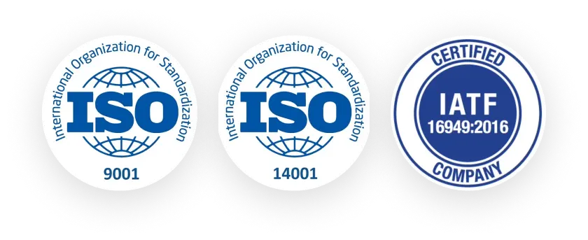 ISO 9001, 14001 and IATF 16949 certified Jingdawire
