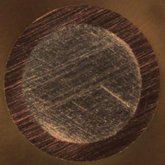 Cross-section — ECCA wire 40% copper volume ratio